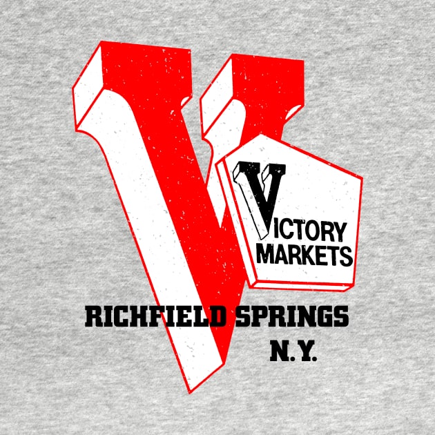 Victory Market Former Richfield Springs NY Grocery Store Logo by MatchbookGraphics